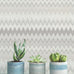 York Wallcoverings Missoni Zig Zag Peel and Stick Wallpaper, Non Woven, 27-in x 20-ft