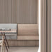 Mollywell Wood Panels for Wall, Walnut, 2 Pcs, 108x8 in