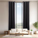 Best Home Fashion 18 FT Grommet Curtain, 1 Panel, 52 x 216, Mocha