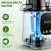 Pukomc Cold Press Juicer with Smart Display and Brushless Motor