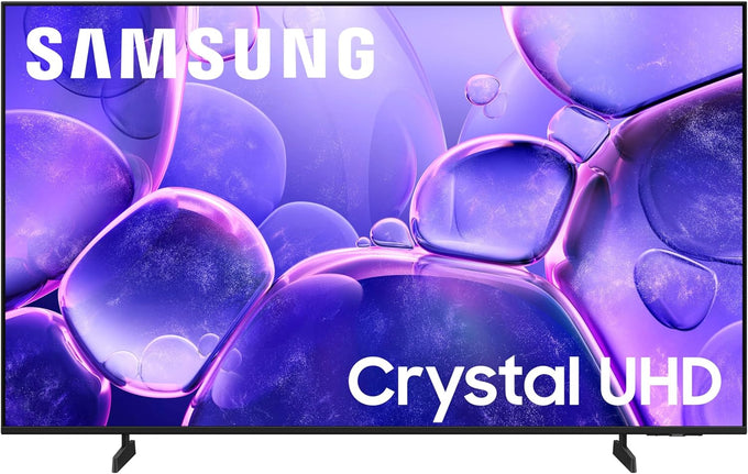 Samsung 50-Inch Class Crystal UHD U8000F 4K Smart TV (2025 Model) Endless Free Content, Processor, MetalStream Design, Knox Security, Alexa Built-in