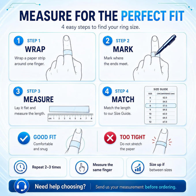 Smart Ring Fitness Tracker for Men & Women with Sleep, Heart Rate & SpO2