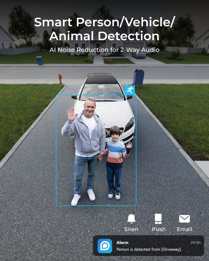 REOLINK Duo 3 PoE Dual-Lens PoE Security Camera with 180° Panoramic View