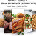TOSHIBA 6-IN-1 Compact Steam Oven, Combi Oven Countertop with Convection Steam & Bake, Ferment, Air Fryer, Slow Cook, Smart APP Control, 36 Preset Menus and Steam Cleaning, 20L