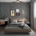 BAYYA Concrete Wallpaper Peel and Stick Wall Paper for Bedrooms Cement Wrap
