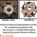 Lord of Battles Roman Bronze Metal Dodecahedron | Lost-Wax Cast Ancient Artifact Replica | Mysterious Relic for Collectors & History Lovers - 82 Grams (Solid Bronze (Antique))
