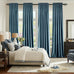 Stone Blue Velvet Curtains 120 inches for Living Room Luxury Room Darkening Grayish Blue Curtain Elegant Bedroom Thermal Insulated Modern Heavy Soft Soundproof Rod Pocket Window Drapes Set of 2 Panel