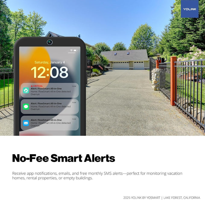 YoLink Outdoor Motion Sensor for Driveway Alerts Kit: 2-Pack + SpeakerHub