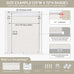 SUNOFF Blackout Cordless Roller Shades Blinds,56" W x 72" H,Linen Beige