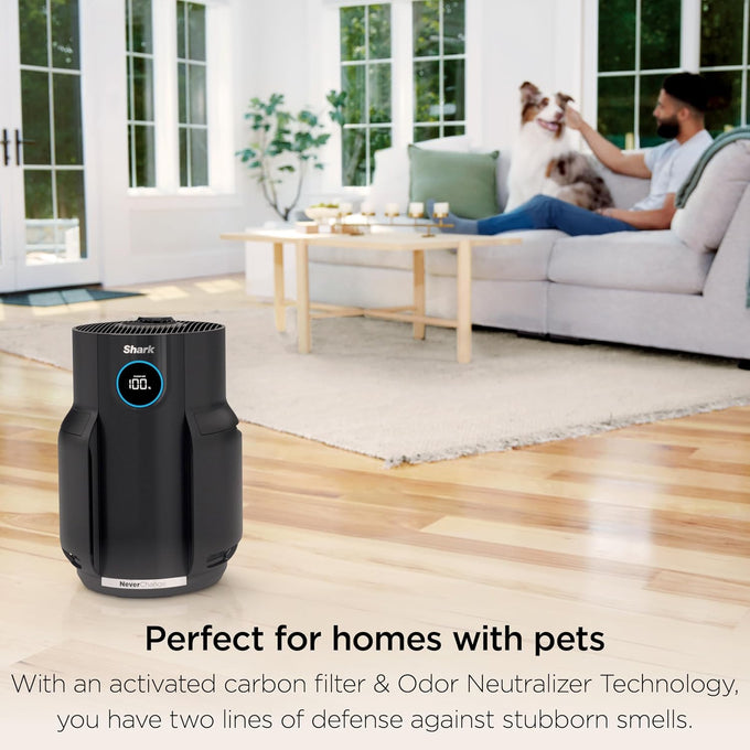 Shark NeverChange Air Purifier, HP152, Charcoal