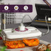 Mesliese 90kPa Vacuum Sealer, Dry/Moist Modes, 2 Bag Rolls & 5 Pre-cut Bags