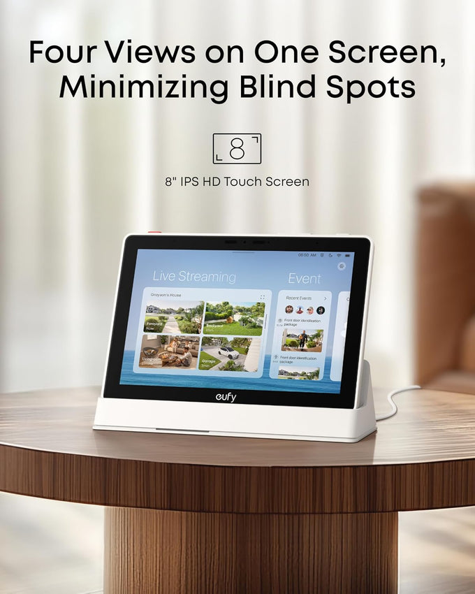 eufy Security eufy Smart Display E10, Smart Home Hub, 8" Control Panel