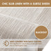 Madison Park Roman Shade, Blackout Blinds Thermal Insulated, 35x64 Linen