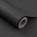 Black Grasscloth Self-Adhesive Wallpaper 23.6"x787"