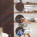 Mollywell Wood Panels for Wall, Walnut, 2 Pcs, 108x8 in