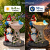 Nacome Solar Garden Gnome Statue: Funny Triple Stacked Figurine Decor