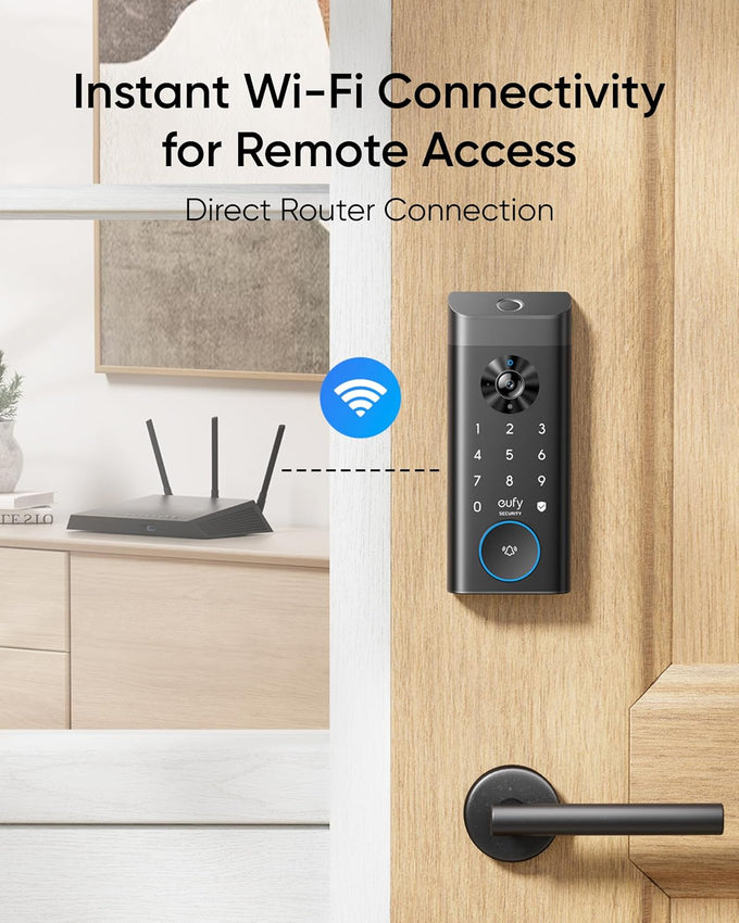 eufy Security Video Smart Lock E330, Fingerprint Keyless Entry Door Lock