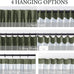 MYSKY HOME Olive Green Linen Pinch Pleated 100% Blackout Curtains 40Wx84L