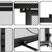 Fire Beauty Wrought Iron Fireplace Screen Magnetic Door Spark Guard Black