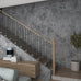 3YECAO 16"×118" Thick Blue Grey Peel and Stick Concrete Wallpaper 3d Faux Gray Concrete Contact Paper Vinyl Wrap DIY Self Adhesive Matte Grey Cement Wallpaper Tile Sticker for Countertops Walls Drawer