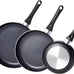 Amazon Basics Non-Stick Kitchen Cookware 15-Piece Set with Stay-Cool Handles, Even Heating, Non-Induction, Includes Pots, Pans, and Utensils, Black