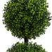 Nearly Natural 36 in Artificial Triple Ball Boxwood Topiary Tree with Pot