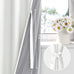 XWZO 100% Blackout Window Curtains - Thermal Insulated & Completely Room Darkening Black Liner Window Treatment with Tiebacks for Bedroom/Living Room, Ivory, W60 x L84, Set of 2 Panels