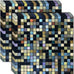 10 Sheets Peel and Stick Backsplash Tile, Self-Adhesive Mosaic Tile, Stick on Kitchen, Bathroom Vanities, Fireplace Décor, Laundry Table (1.0 Mixed Colors)