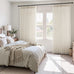 Topfinel 108 Inch Pinch Pleated Curtains 2 Panels,Birch Semi Sheer Curtains with Pleated Hooks Back Tab for Track System,Extra Long 9ft Curtain for Living Room Bedroom,40x108,Natural