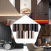 Mollywell Wood Panels for Wall, Walnut, 2 Pcs, 108x8 in