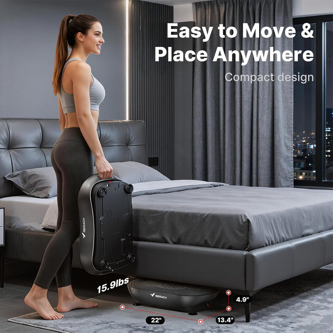 Merach V33 Pro Vibration Plate Exercise Machine with Touchscreen, 99 Speeds