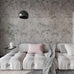 BAYYA Concrete Wallpaper Peel and Stick Wall Paper for Bedrooms Cement Wrap