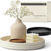 KIVY Concrete Fruit Bowl for Kitchen Counter - Large Decorative Bowl