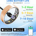 Smart Ring | No Subscription Fitness & Health Tracker Gold Size8