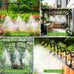 MIXC 200Ft 1/4" Drip Irrigation System,2026-Upgrade Garden Irrigation Kit with 32pcs Adjustable Copper Nozzles, Atomizing Watering System for Outdoor Plants,Raised Bed,Yard,Potted Plant,Lawn