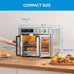 Midea Flexify Classic French Door Toaster Oven Air Fryer Combo, 26.4 QT