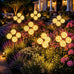 Solar Lights Outdoor Waterproof, 10 Packs 80LED, Solar Garden, Patio, Garden Decor, Patio Decor, Firefly Outdoor, Unique Gifts for Women, Gifts for Grandma