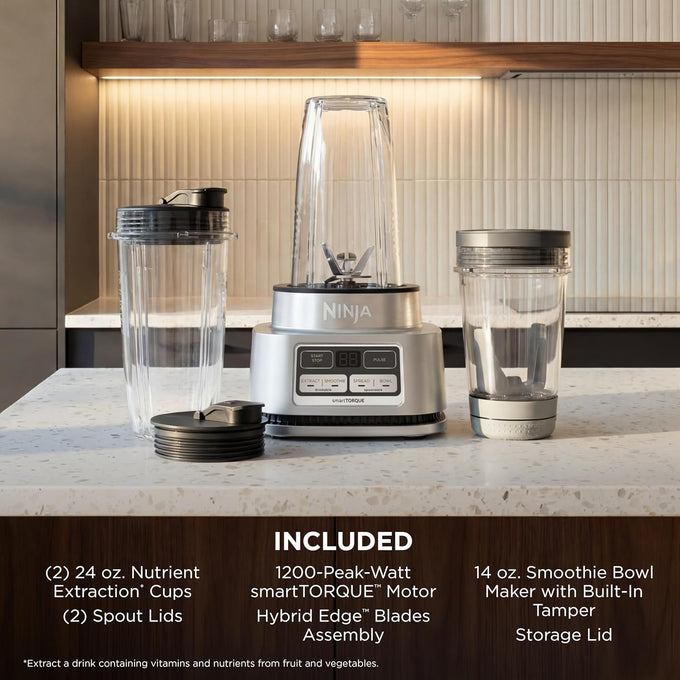 Ninja Foodi Personal Blender & Smoothie Bowl Maker, 1200PW, SS101