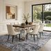 DMOYEST Area Rug Living Room Rugs 9x12 Washable Abstract Grey Carpet