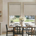 Blackout Roller Shades for Bedroom Window Cordless Free-Stop Blinds with Valance UV Protection 100% Black Out Linen Shades Blinds for Indoor Bathroom Windows Living Room Beige Oatmeal 34" W x 72" H