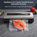 Mesliese 90kPa Vacuum Sealer, Dry/Moist Modes, 2 Bag Rolls & 5 Pre-cut Bags