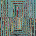 SAFAVIEH Nantucket Collection Accent Rug - 3' x 5', Teal, Handmade Boho Abstract Cotton & Wool, Ideal for High Traffic Areas in Entryway, Living Room, Bedroom (NAN603A)