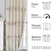 Homechoice Decor Thermal Insulated Window Curtains, 54" W x 84" L (Pair)
