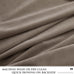 StangH Taupe Velvet Curtains Luxury Extra or Living Room, W52 x L108, 2 Pcs