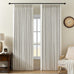 AUSSPVOCT Pinch Pleated 90 Inch Linen Curtains 100% Blackout for Bedroom