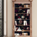 Fvlow Vintage Black Dark Red Floral Peel and Stick Wallpaper 17.4" x 788"