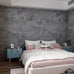 3YECAO 16"×118" Thick Blue Grey Peel and Stick Concrete Wallpaper 3d Faux Gray Concrete Contact Paper Vinyl Wrap DIY Self Adhesive Matte Grey Cement Wallpaper Tile Sticker for Countertops Walls Drawer