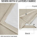 Topfinel Oatmeal Pinch Pleated Curtains Blackout for Living Room Linen Textured Draperies with Blackout Liner High End Tailored Look Farmhouse Aesthetic 80 Inches 2 Panels Set Oatmeal 40" W*80" L
