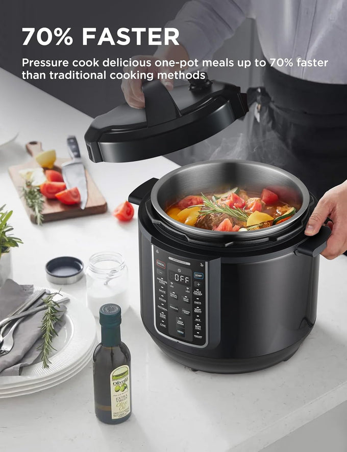 Midea 12-in-1 Electric Pressure Cooker, 8 Quarts, Stainless Steel Inner Pot