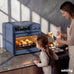 SMIRLY Digital Air Fryer Toaster Oven Combo, 25L Stainless Steel, Blue